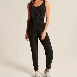 Abercrombie & Fitch Black Travel Jumpsuit